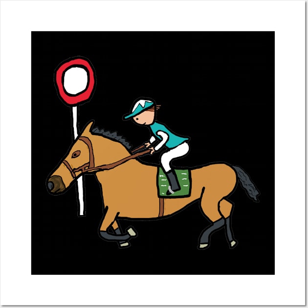 Horse Racing Wall Art by Mark Ewbie